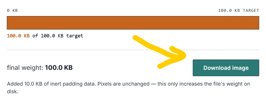 Increase Image Size to 100KB