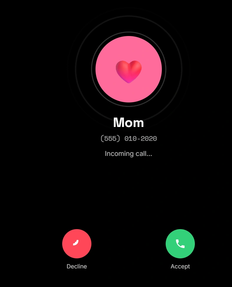 fake call