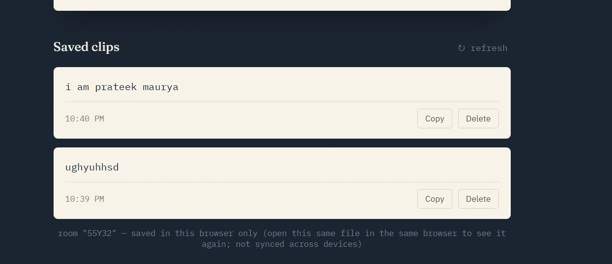 online clipboard