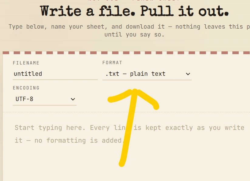 text files
