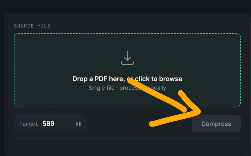PDF Compressor to 500KB