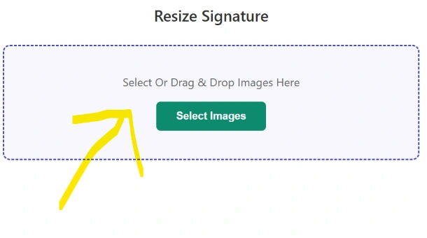 Resize Signature