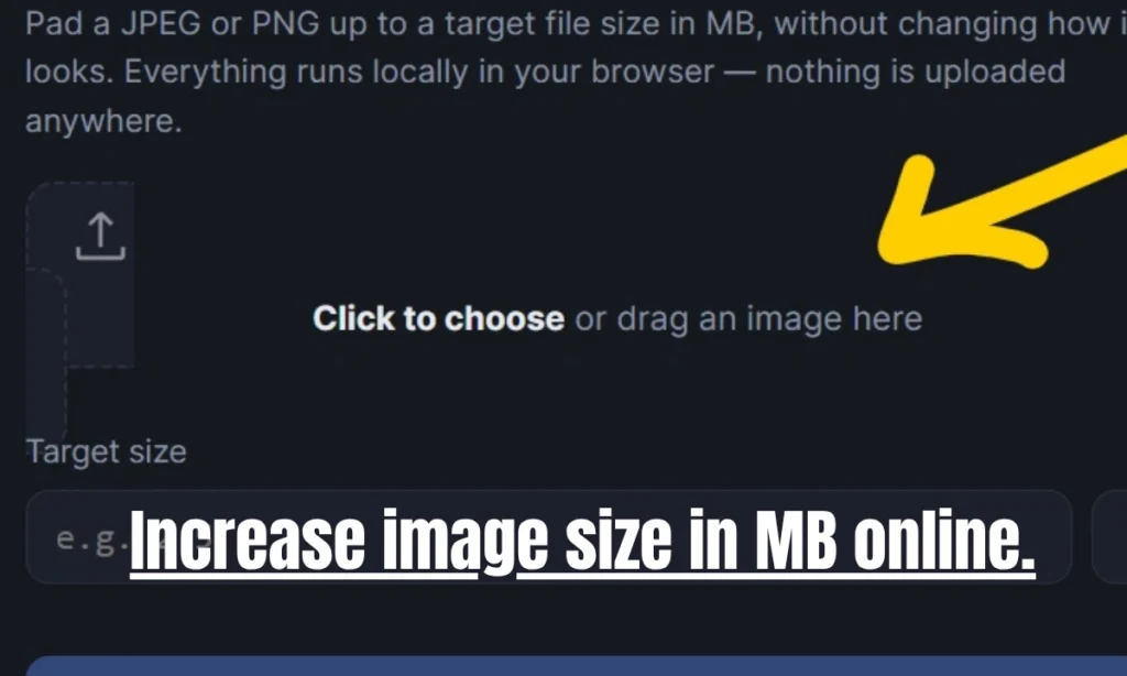 Increase Image Size in MB